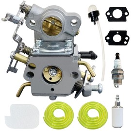 Ruixing PP4218A P3314 Carburetor for Poulan Pro PR4218 PP4218AV PP4218AVX PP4018 PP3516AVX P3816 45cc Chainsaw replaces C1M-W26C, 545070601 Craftsman 358350830