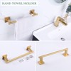 Bathroom Hardware Set 4 Pieces Bundle with Towel Bar (Brushed