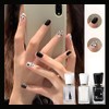 Esmalte de uñas multicolor de secado rápido y sin hornear,