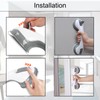 Grab Bars for Seniors, Shower Holder, No Drilling, Removable Shower