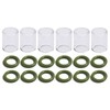 Zinger 53pcs TIG Welding Torch Stubby Gas Lens #10 Glass