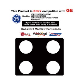 FanXm GE 30 inch Gas Range Protectors - Non Stick Stove Protector for Gas Range - JGP3030,JGP3530,JGP328,JGP329,JGP933