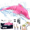 LAFALA Pink Remote Control Dolphin Toy 2.4G High Simulation Cartoon