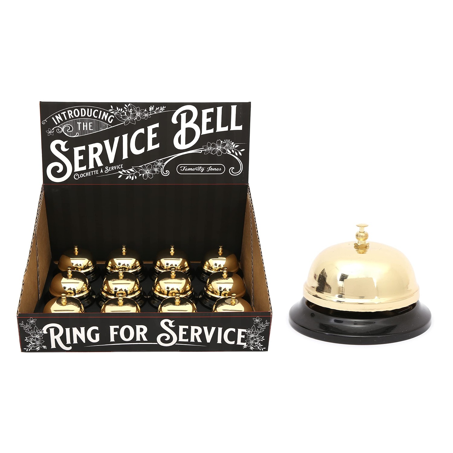 Golden Desk Bell Service Bell for Schools Restaurants Hospitals Hotel ...