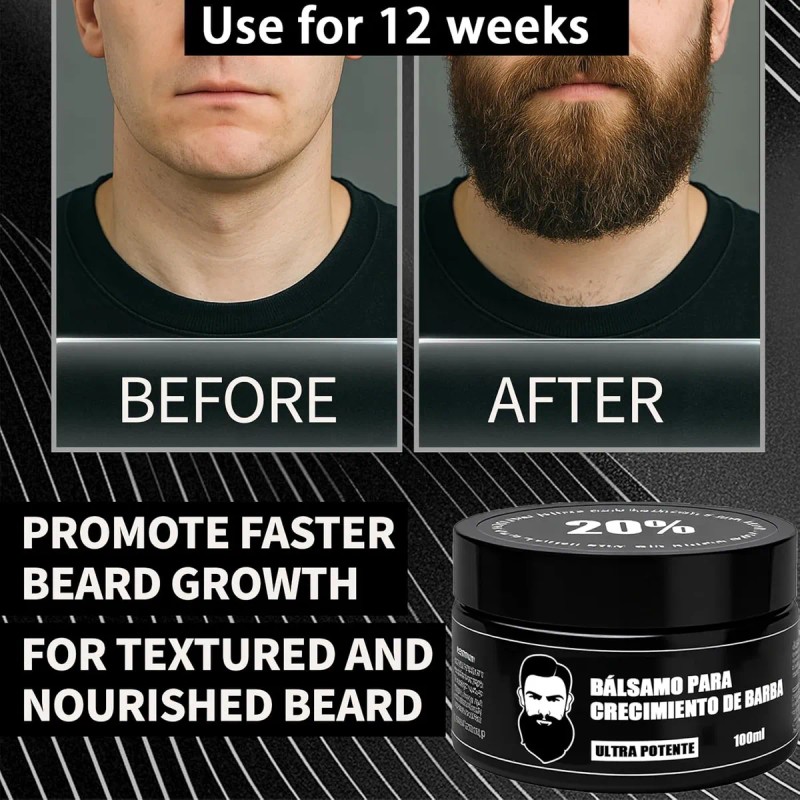 Crema De Crecimiento De Barba