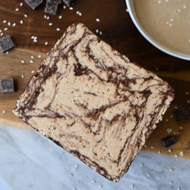 HEBEL & CO Peanut Butter Chocolate Crisp Halva - 8 oz | Certified USDA Organic, Gluten Free, Kosher & Vegan