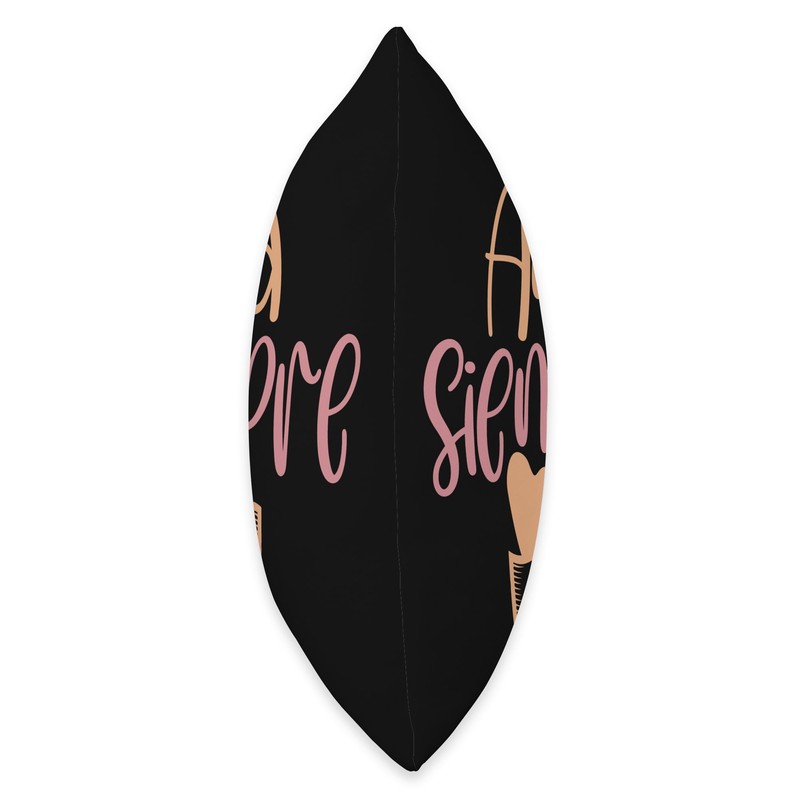 Ama Siempre Heart Love Message Spanish Throw Pillow