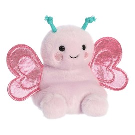 Aurora® Adorable Palm Pals™ Petunia Butterfly™ Stuffed Animal - Fun Collectible Plush for Kids and Adult Collectors - Perfect for Decorating Rooms and Birthday Gifts - Pink 6.5 Inches