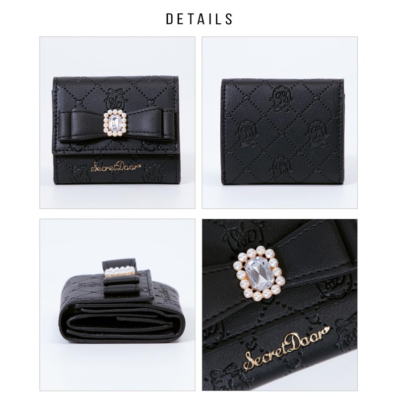 SecretDoor Trifold Wallet, Mini Wallet, Small, Card, Box Coin, Bill