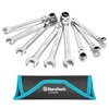 DURATECH 9-Piece Flex-Head Ratcheting Wrench Set, Combination Wrench Sets, 72