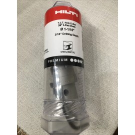 HILTI TCT HOLE CUTTER * 1-1/16” TCT Hole Cutter 3/16” Deep * #3699058 * New