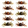 Pojedehy 10 Pcs Crab Bait, 3D Simulation Crab Soft Bait