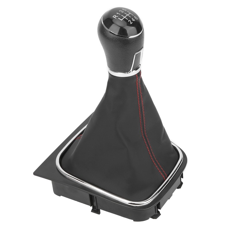 PU Leather Gear Shift Knob with Dustproof Cover Boot 6