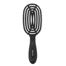 Pula NuWay4Hair DoubleCPro Hair Scalp Brush [Japan's First Landing/Professional Use/Volume Up/Cuticle Care/Scalp Massage/SGS Certified] Black 1 Piece