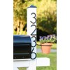 6" Modern House Numbers Floating Stainless Steel Address House Number