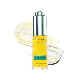 Algenist GENIUS Liquid Collagen Mini - Vegan, Plant-Based Collagen Dropper with Vitamin E & Omega 3, 6 & 9 - Active Anti-Aging Formula - Non-Comedogenic & Hypoallergenic Skincare (6.2ml / 0.21oz)