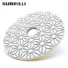 SUBRILLI Dry/Wet 3 Step Diamond Polishing Pads 4" Sanding Discs