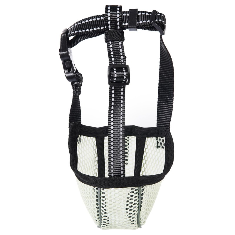 Muzzle for Large Dogs, Prevent Chewing/Eating/Biting Dog Muzzle, Breathable, Reflective,