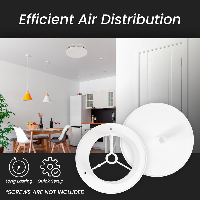 Repa Market 4" Inch Round Plastic Air Vent Diffuser –