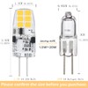 Hanbaak G4 LED Bulb, G4 12V Bi Pin Base 20W