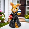 OrnamentallyYou Covert Carrot Collector Funny Bunny Agent Figurine, 7" Dueling
