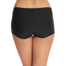 Ecute Womens Swimming Shorts Black Beach Swimwear Bikini BottomUK 8Black-1