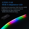 EZDIY-FAB LED Port Adapter Hub X, Compatible with 3 Pin