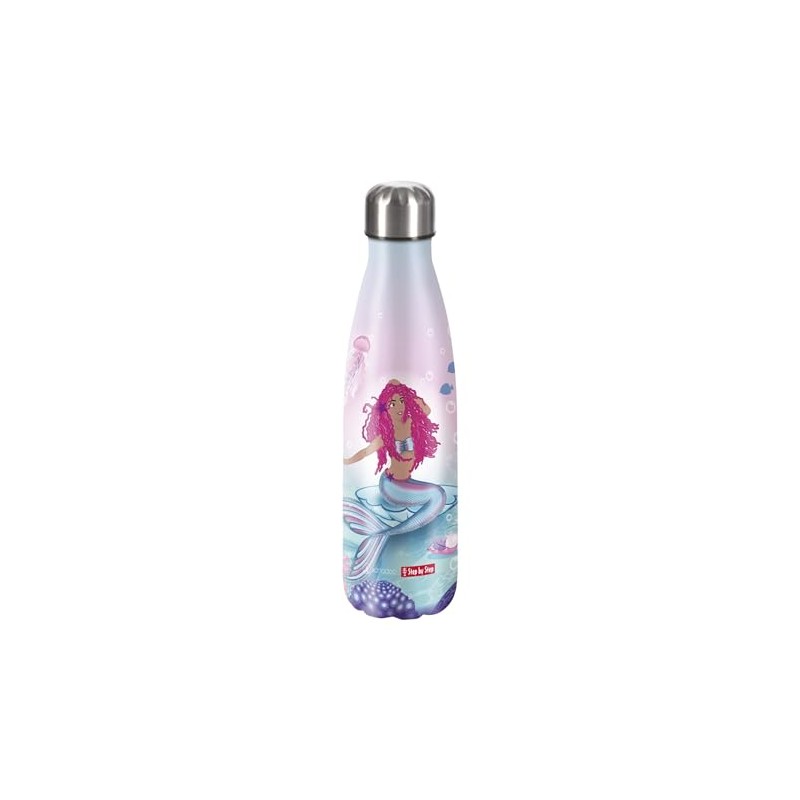 Step by Step Mermaid Lola Insulated Stainless Steel Drinking Bottle