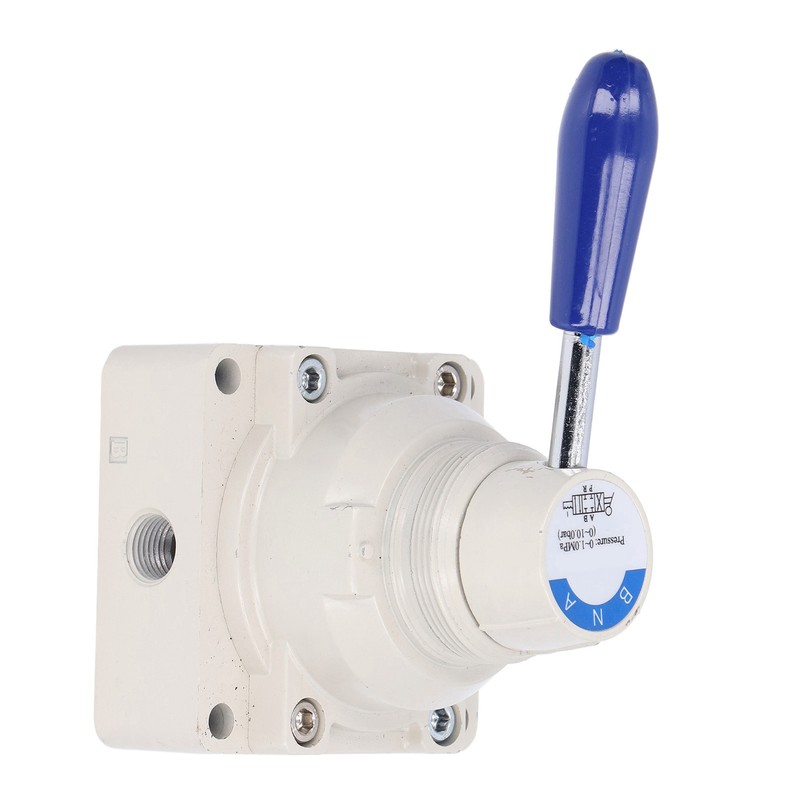 Air Hand Valve Rotary Lever 2 Position 4 Way Pneumatic