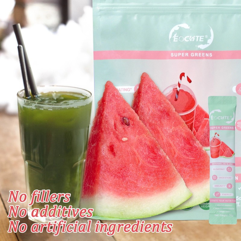 EOCUTE Super GREEN Powder Bloating Relief Gut Health & More