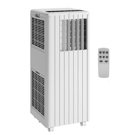 8000 BTU Portable Air Conditioner, Powerful Cooling for 700 Sq.ft Spaces, 3-in-1 AC with Fan & Dehumidifier, Smart Sleep Mode, Remote Control, 24H Timer, Energy-Efficient Design for Home, Office