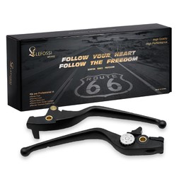LE LEFOSSI Premium Aluminum Motorcycle Brake & Clutch Lever Compatiable with Victory Vegas 8 Ball Kingpin Hammer Sport Vision - Enhanced Control & Safety, Corrosion-Resistant, Smooth Brake, Black