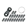 ROROFORES Universal Metal Fittings with Wire Ring, Set of 20,