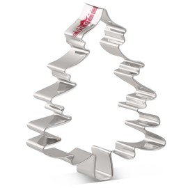 LILIAO Christmas Tree Cookie Cutter, 4.3 inches, Stainless Steel, by J.Cookies