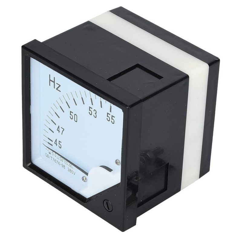 Kadimendium Pointer Type Analogue Panel Hertz Meter 45-55Hz AC 380V