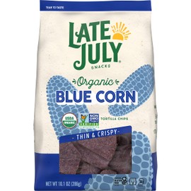 Late July Late July Snacks Organic Blue Corn Tortilla Chips, 10.1 Oz
