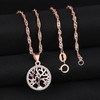 MICGIGI Women's 925 Sterling Silver Necklace Tree of Life Pattern