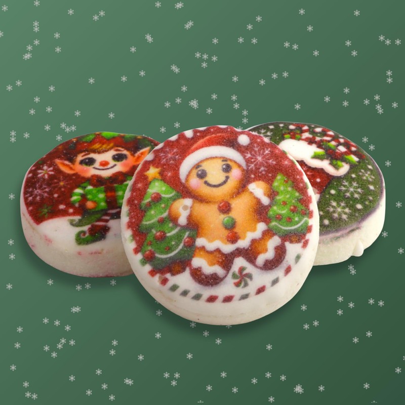 Christmas Marshmallow Toppers, Perfect for Hot Cocoa Toppings or Dessert