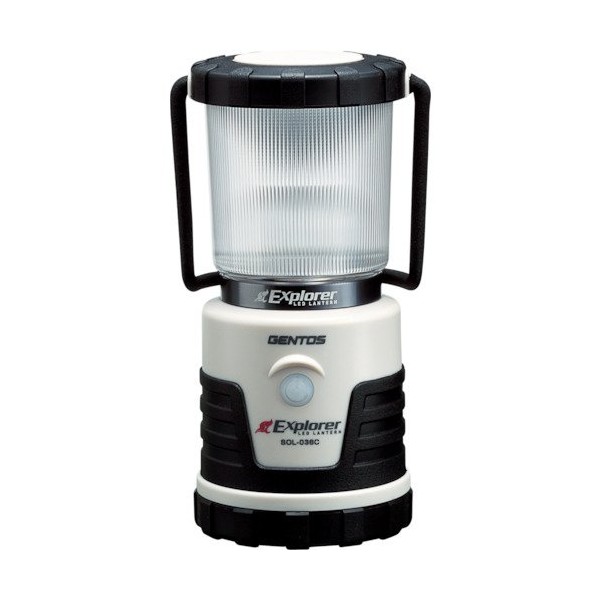 GENTOS (Jentosu) Explorer LED Lantern SOL036C Raitomoka Brightness 380 lumens/Practical Lighting for 14 Hours SOL-036C