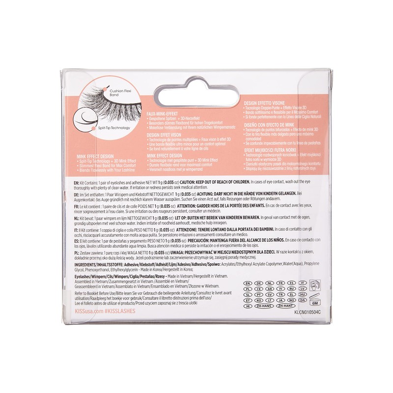 Kiss Lash Couture Faux Mink Collection No. 96745 KLCD02C Model: