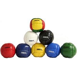 Zeekio Galaxy Juggling Ball - Premium 12 Panel Leather Ball, 130g, 67mm - (1) Single Ball (Blue)