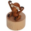Animal Wooden Clockwork Music Boxes Children Kid Birthday Holiday Gifts