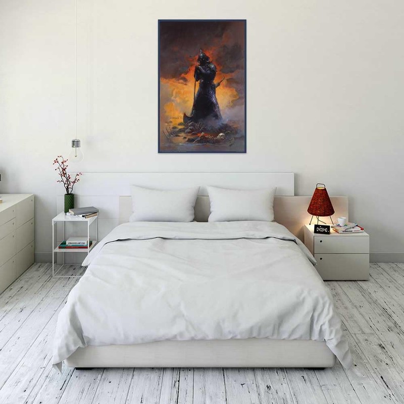 Scorpio Posters Death Dealer Three - by Frank Frazetta -