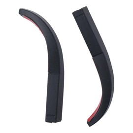 2PCS Car Rain Gutter Extensions Rain Diverter Car Exterior Accessories for Jeep Wrangler JK JKU 2007-2017