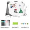 Small Dry Erase White Board – TANKEE Magnetic Desktop Foldable