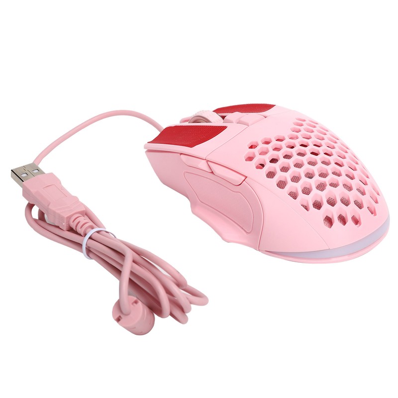 Wired Mouse 6400DPI with 6 Color Changing Backlight for PC