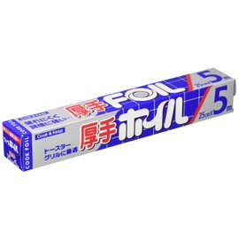 MA Packaging Aluminum Foil, Thick Cook Foil, 9.8 x 16.4 ft (25 x 5 m), Silver