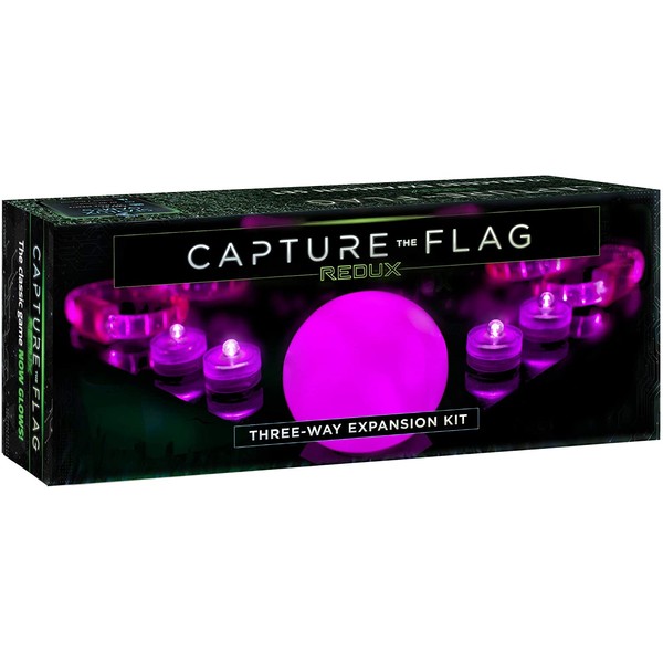 Starlux Games 3-Way Magenta Expansion KIT for Capture The Flag Redux - Add Another Team and a Fresh Pink Color to Your Glow-in-The-Dark Game