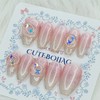 Shiny Magnetic Handmade Nail Tips - Square L / 샤이니