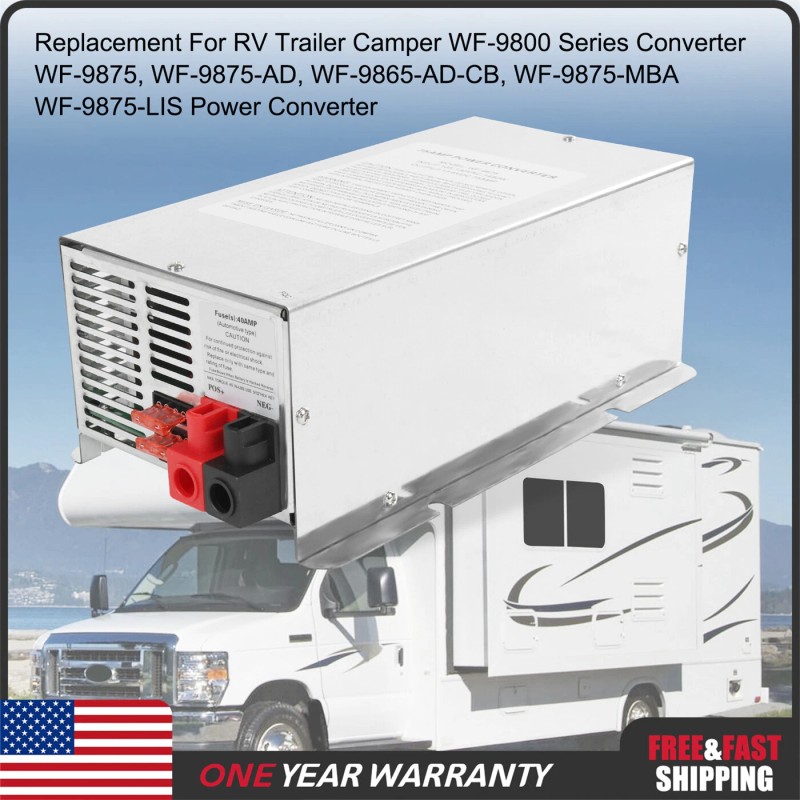 autostore2023 Detect Deckmount Converter Charger 75 Amp Fits For RV